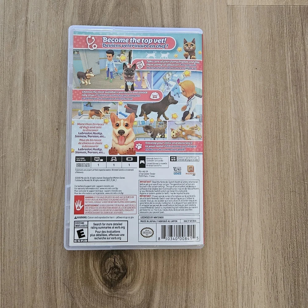 Pet Clinic Cats & Dogs Nintendo Switch Game - Picture 2 of 3